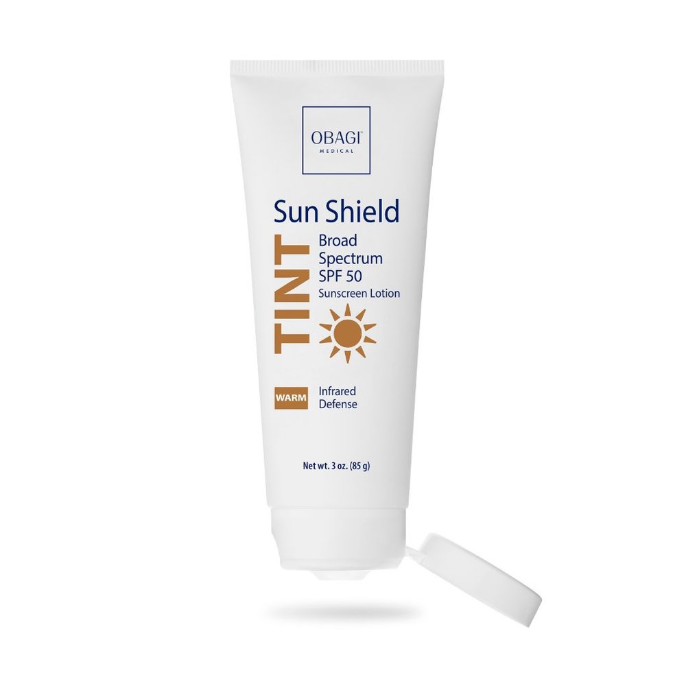 OBAJI Sun Shield Tint Broad Spectrum SPF 50 Warm Tinted Sunscreen Foundation NEW